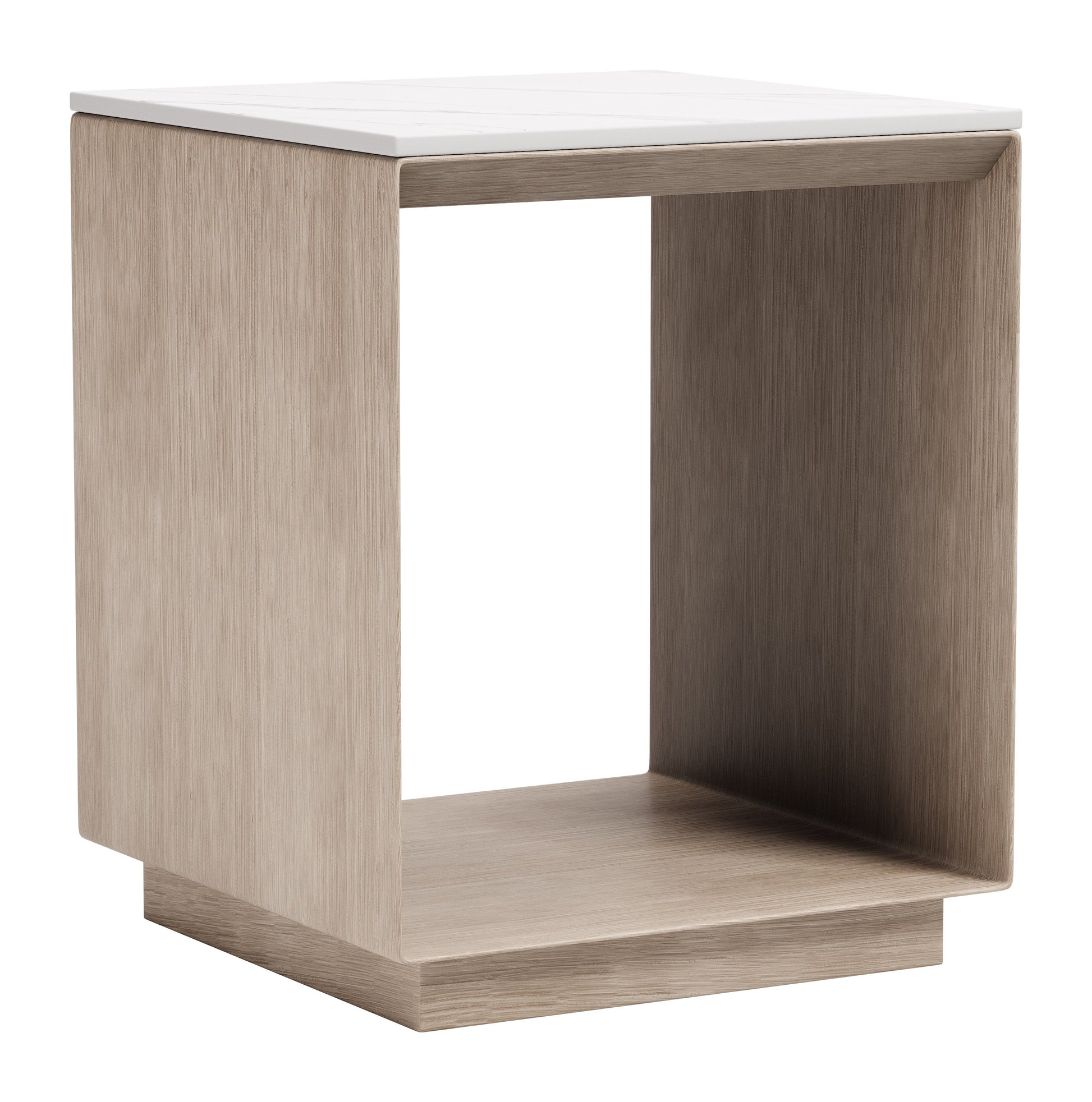 Tidecrest White Outdoor Side Table - Ornate Home