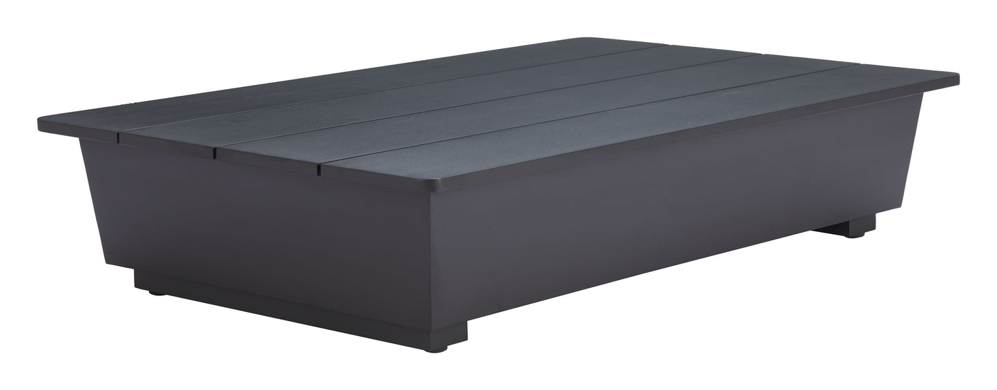 Tien Black Outdoor Coffee Table - Ornate Home