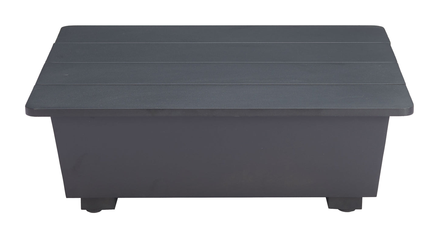 Tien Black Outdoor Side Table - Ornate Home