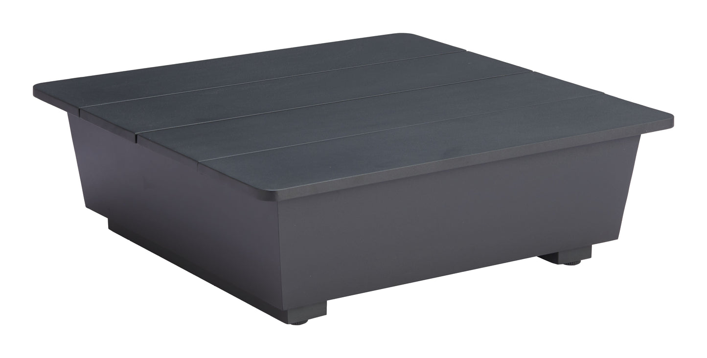 Tien Black Outdoor Side Table - Ornate Home