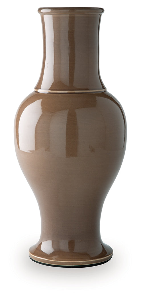 Tillmer Brown Vase- Viva Furn