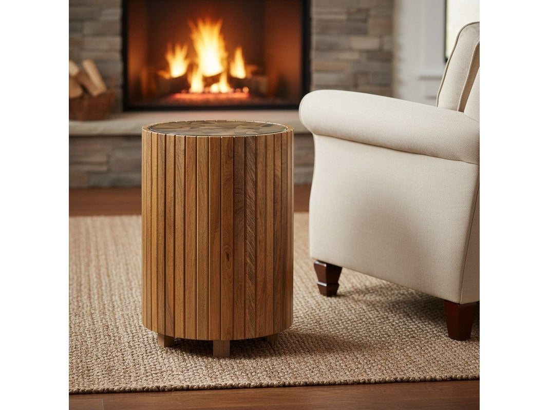 Timberline Brown Accent Table - Ornate Home