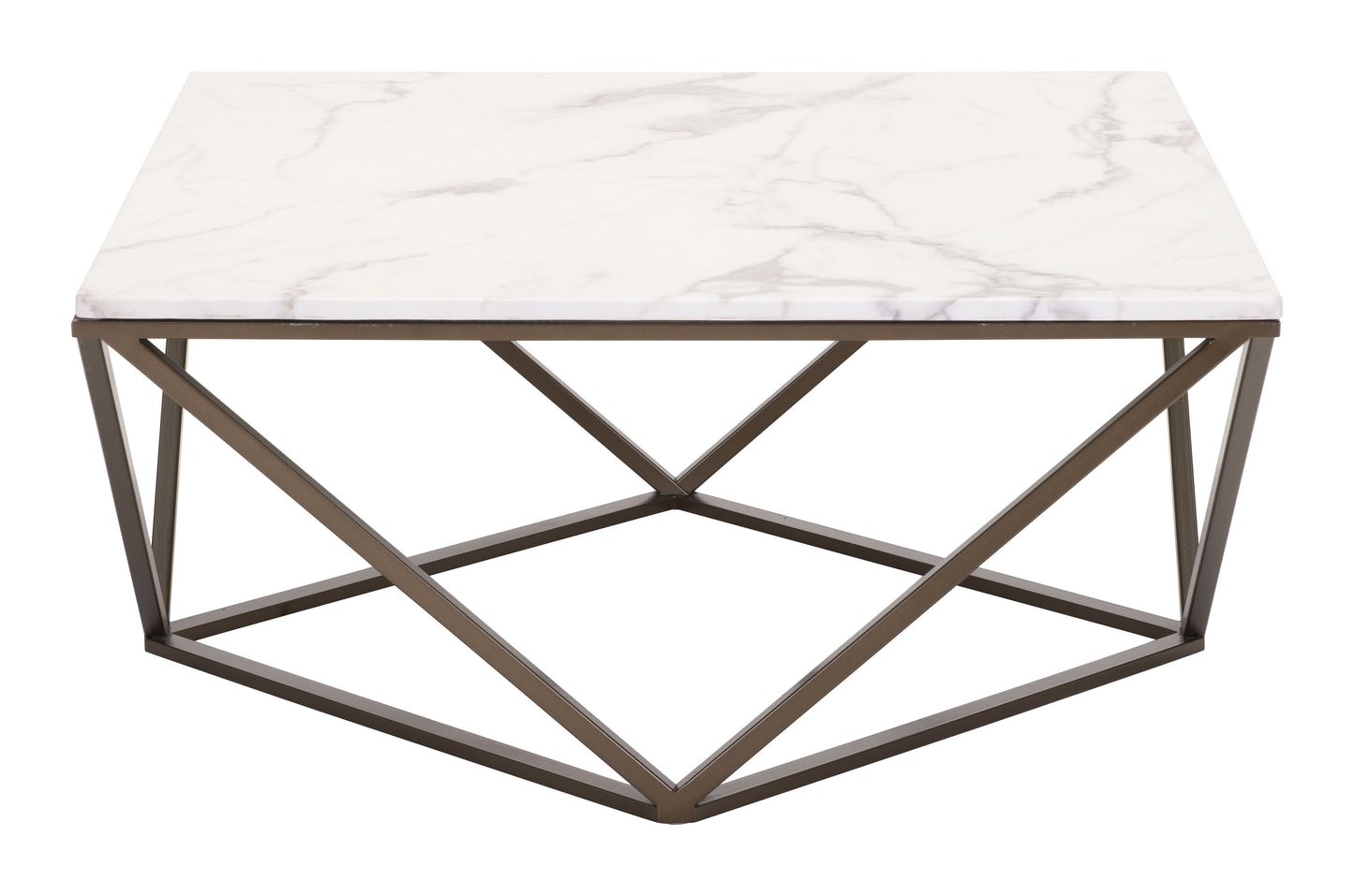 Tintern White & Antique Bronze Coffee Table - Ornate Home