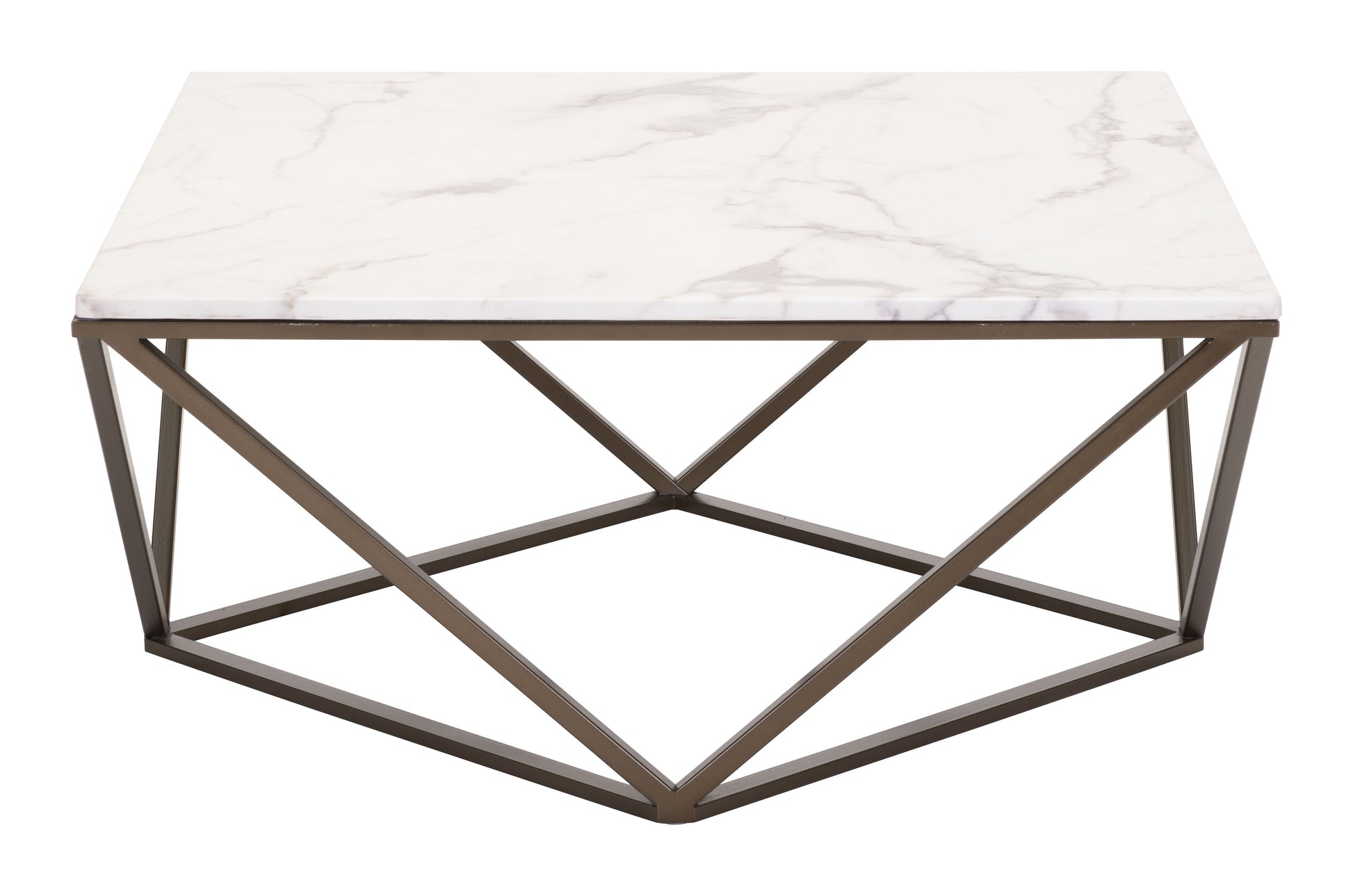 Tintern White & Antique Bronze Coffee Table - Ornate Home