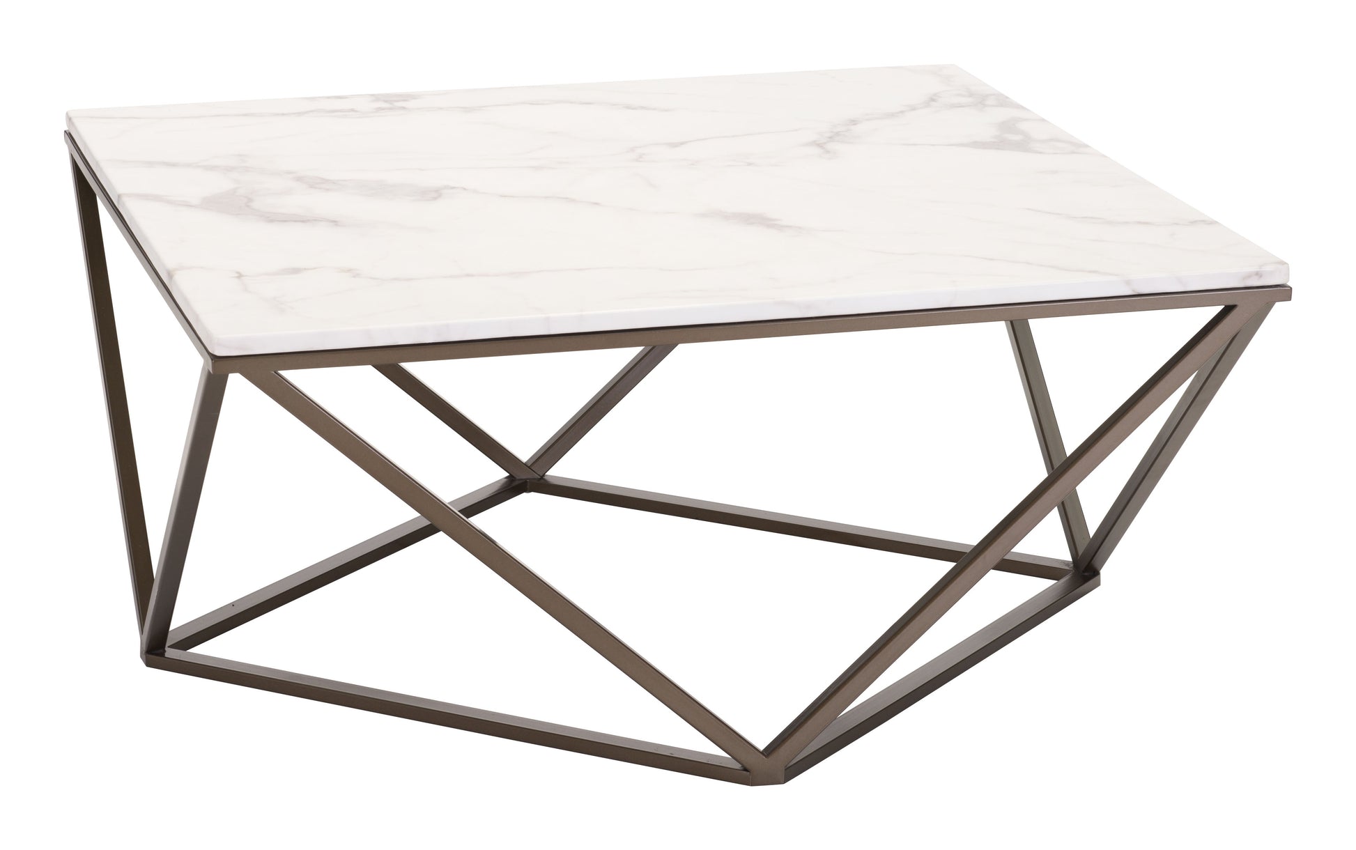 Tintern White & Antique Bronze Coffee Table - Ornate Home