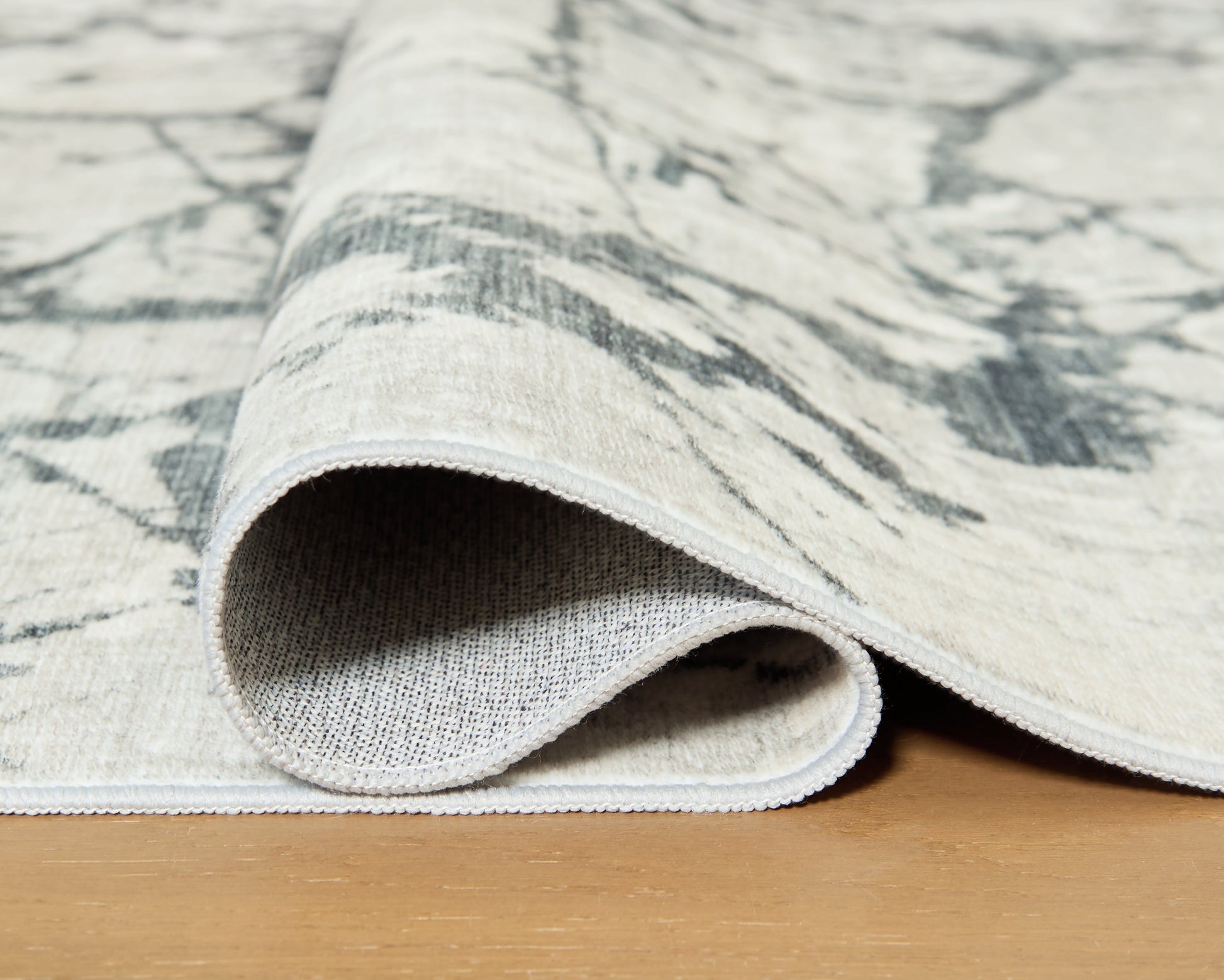 Tobinbury Gray Washable Large Rug- Viva Furn