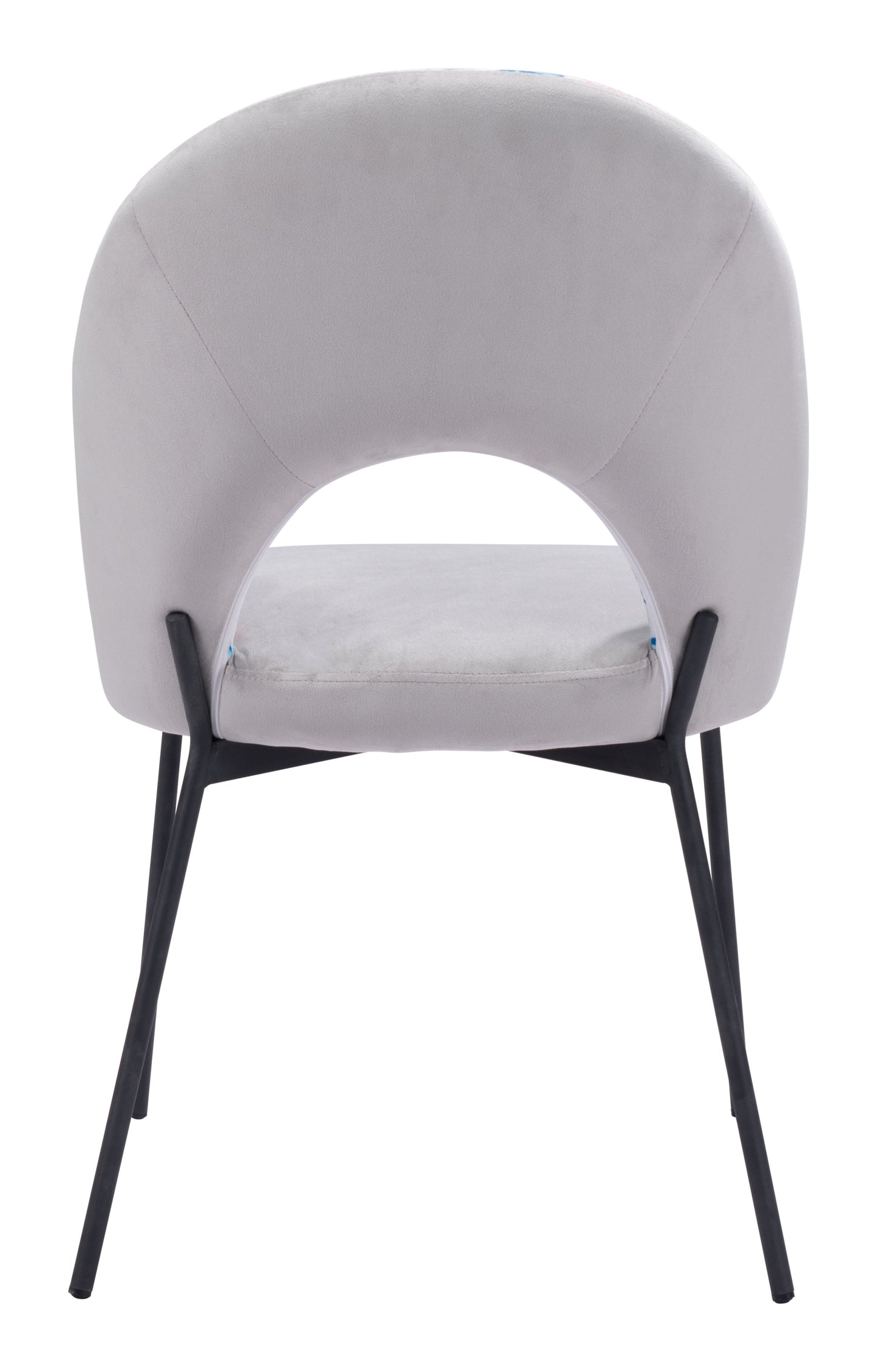 Torrey Gray Dining Chair (Set of 2) Multicolor Print & - Ornate Home