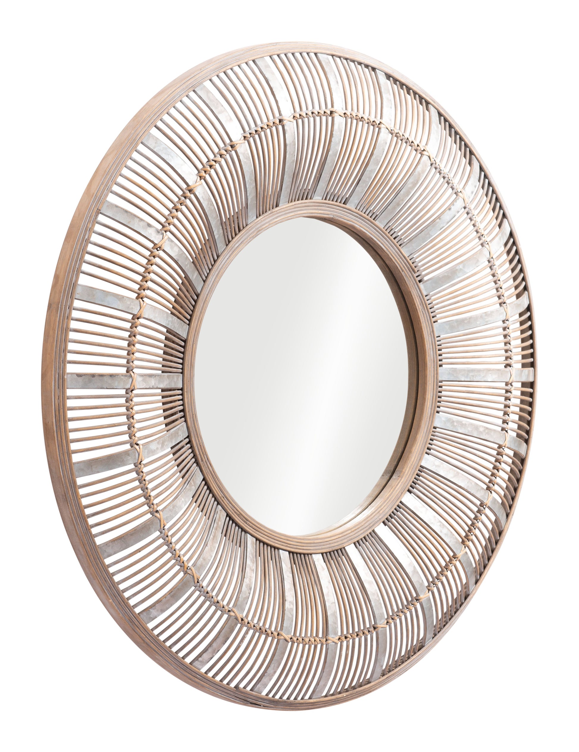 Toto Antique Brown Mirror - Ornate Home