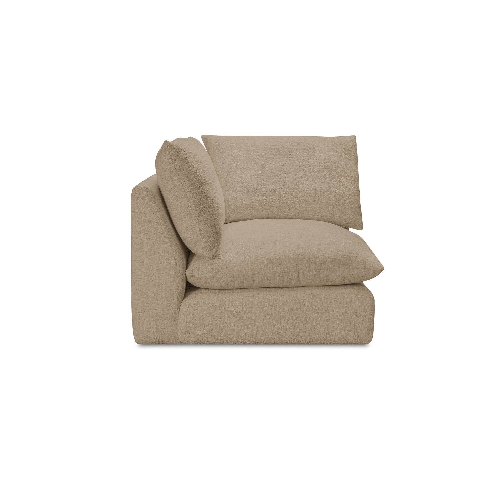 Townes Sand Corner Chair - Ornate Home