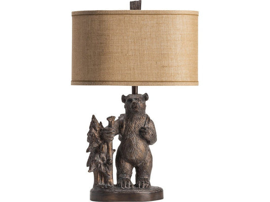 Trail Hike Brown Table Lamp - Ornate Home