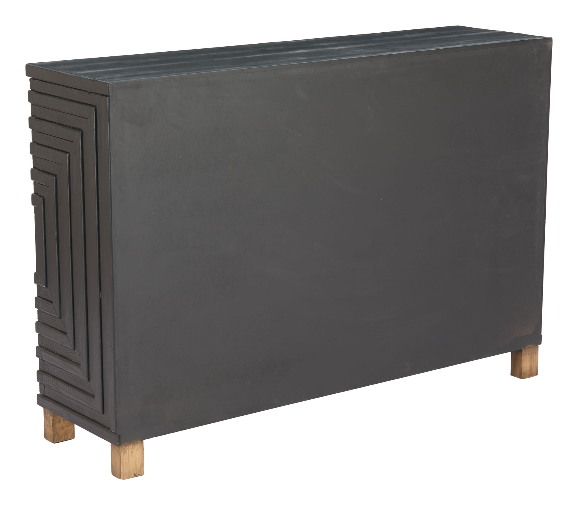 Trazo Black Cabinet - Ornate Home