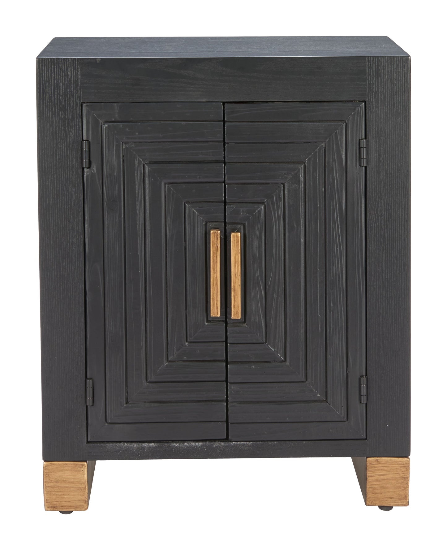 Trazo Black Side Table - Ornate Home