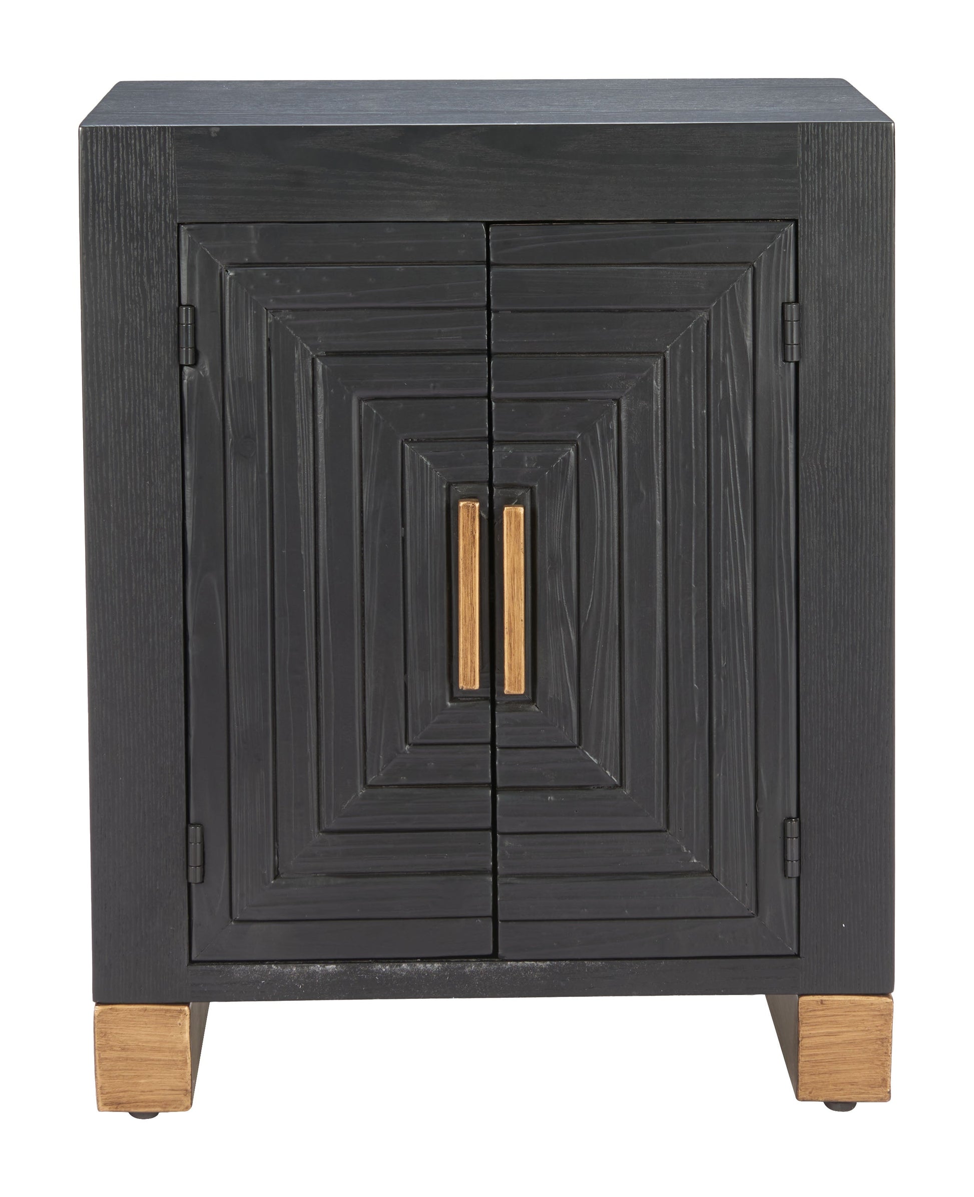 Trazo Black Side Table - Ornate Home