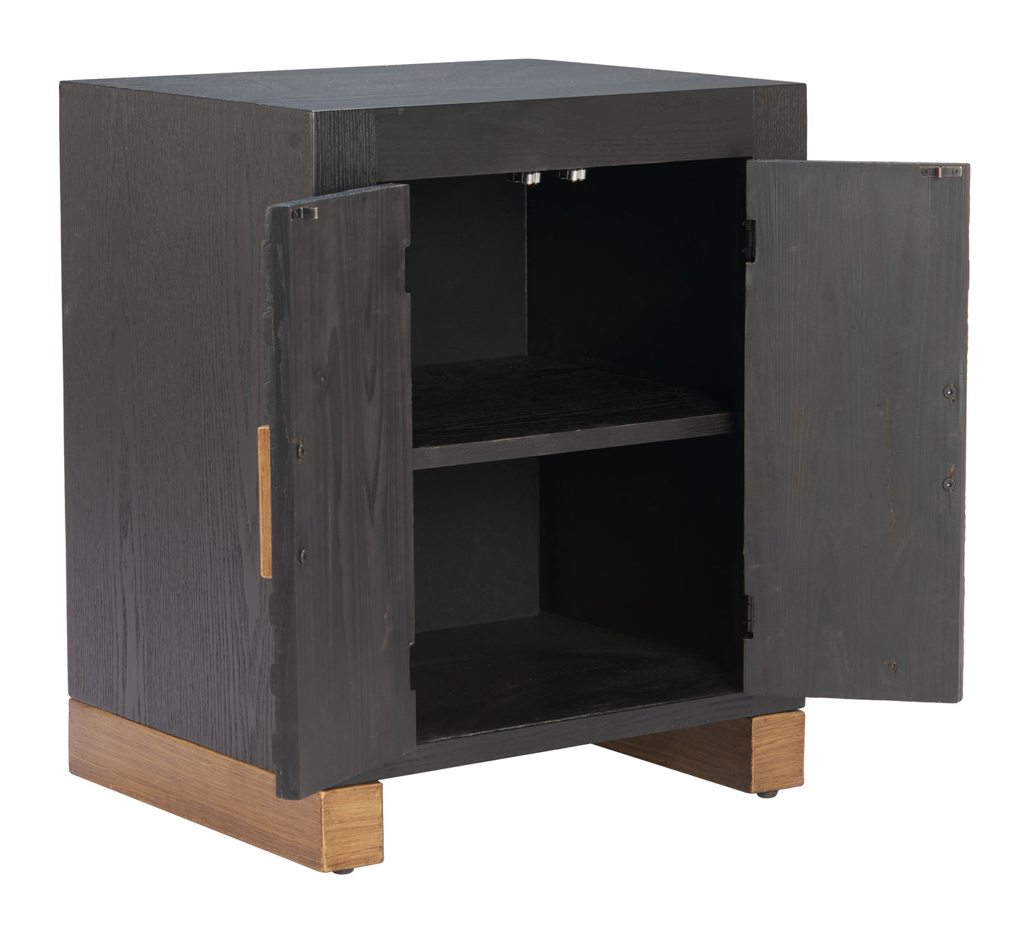 Trazo Black Side Table - Ornate Home