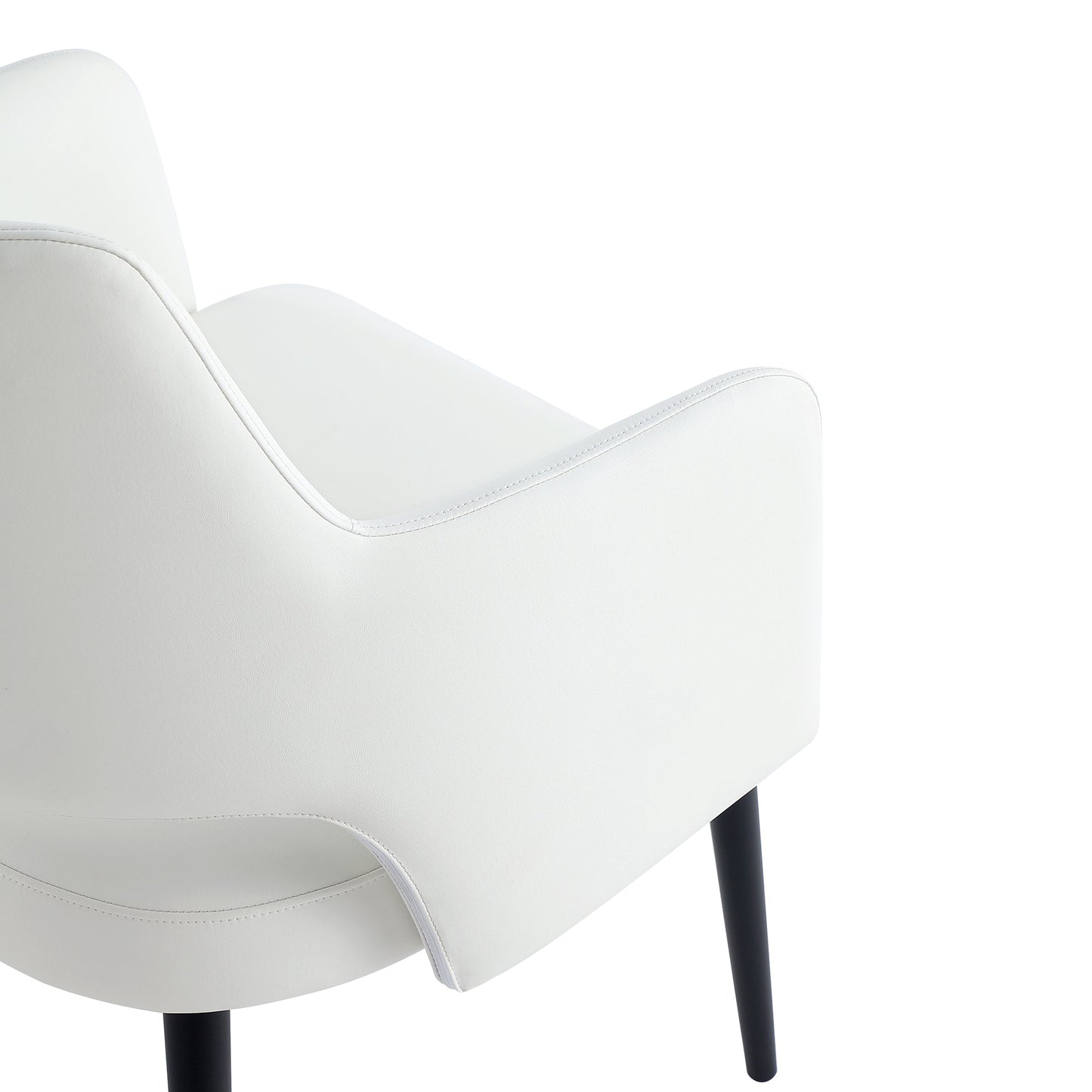 Tremont Dining Arm Chair in White - Ornate Home
