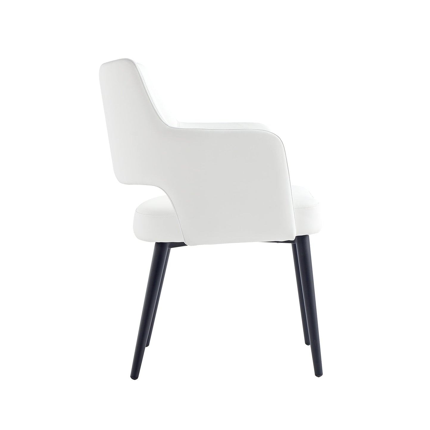Tremont Dining Arm Chair in White - Ornate Home