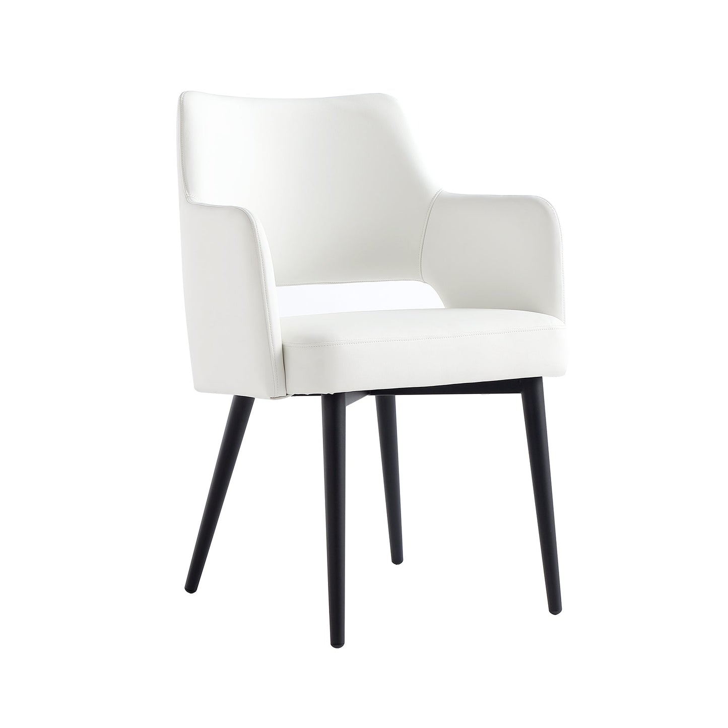 Tremont Dining Arm Chair in White (set of 2) - Ornate Home