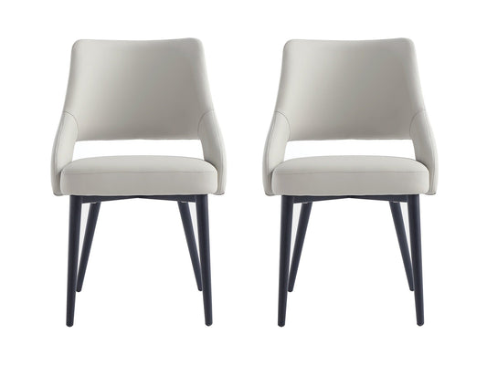 Tremont Dining Chair in Stone (set of 2) - Ornate Home