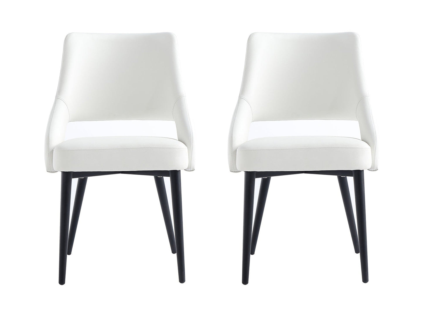 Tremont Dining Chair in White (set of 2) - Ornate Home