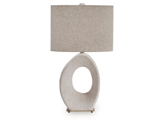 Trentlen Cream/Gold Paper Table Lamp (1/CN)- Viva Furn