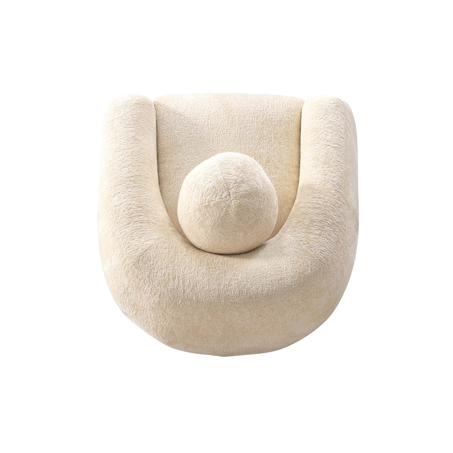 Tribeca Accent Chair in Cream - Ornate Home