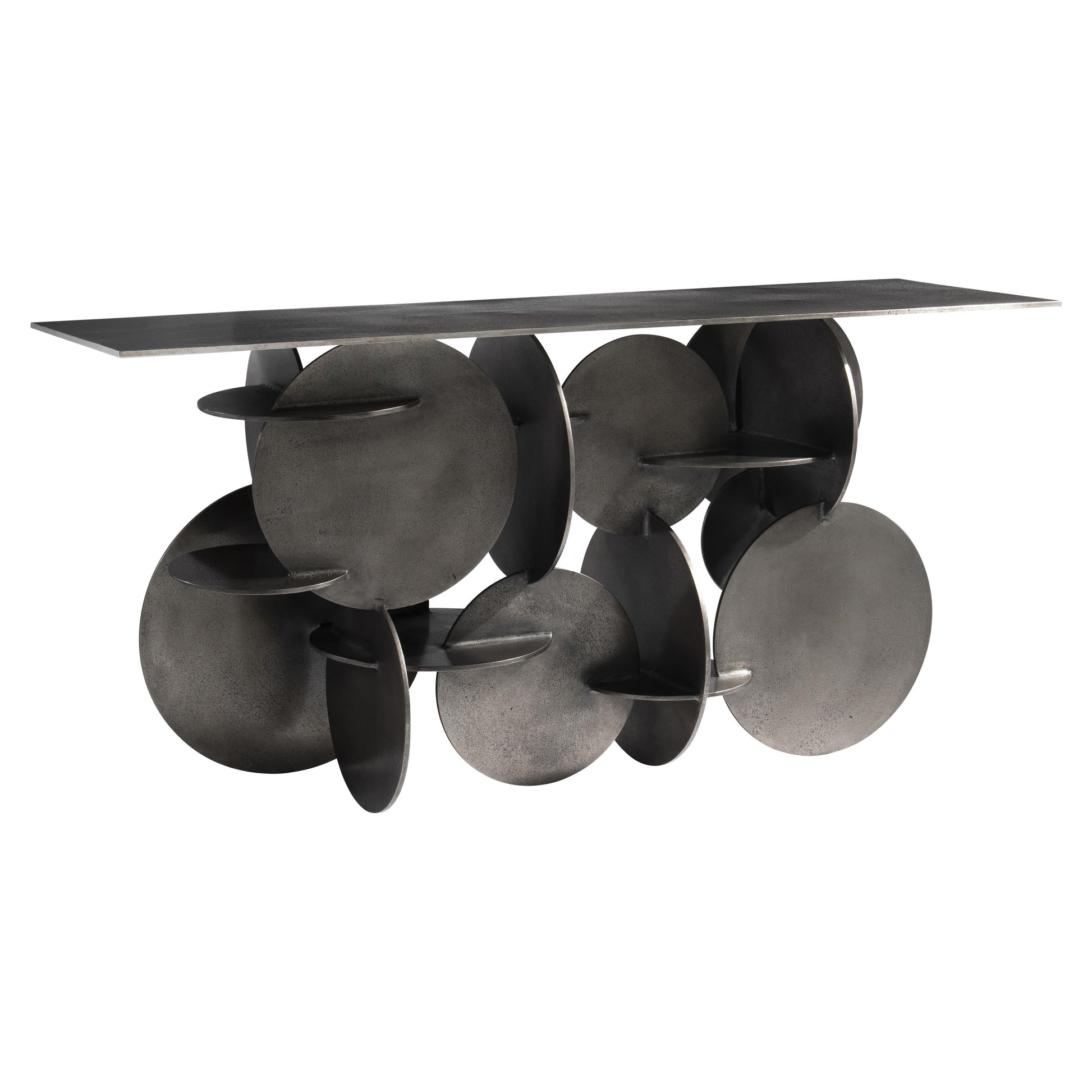 Tribus Graphite Console Table - Ornate Home