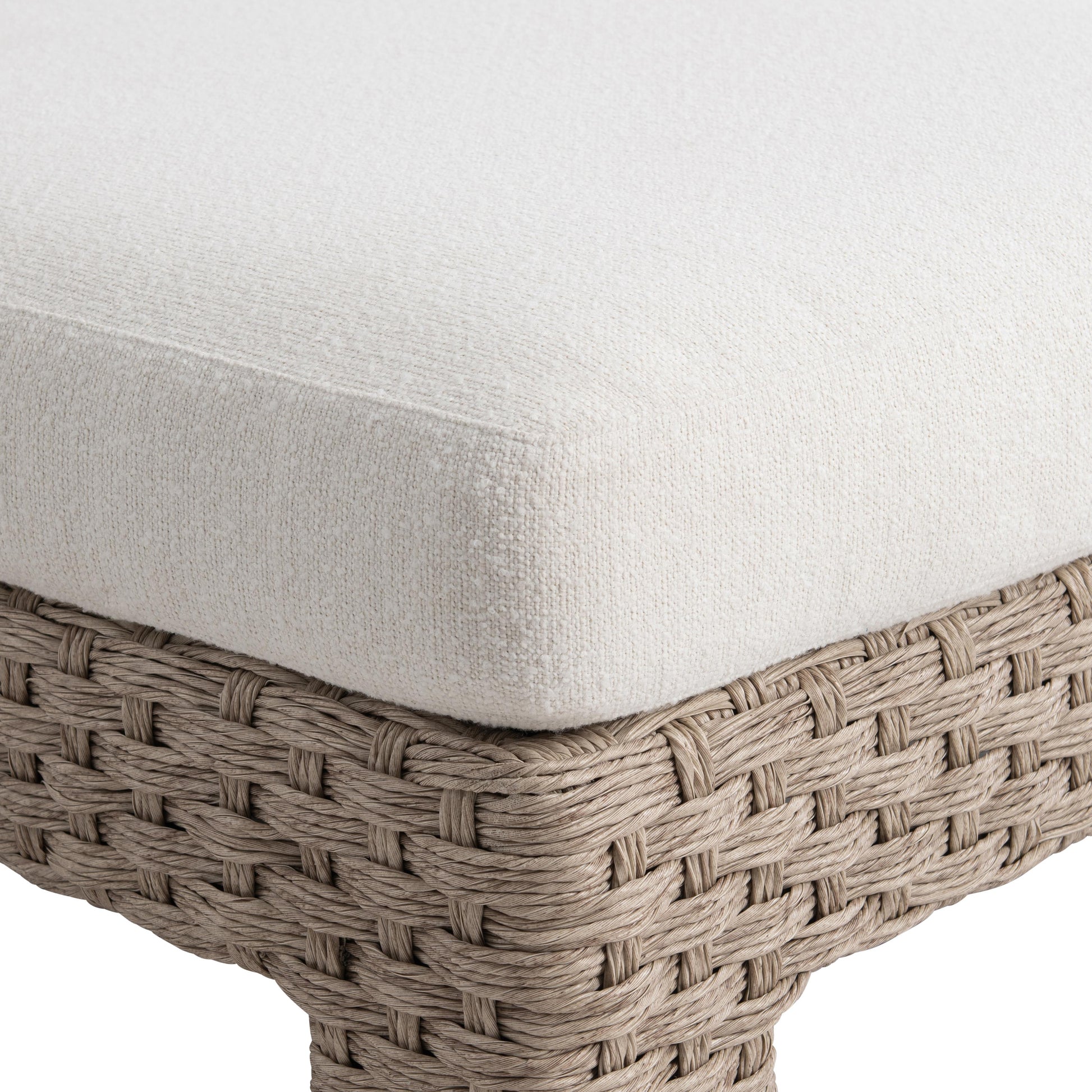 Trieste Pampas/White/Cream Outdoor Chaise - Ornate Home