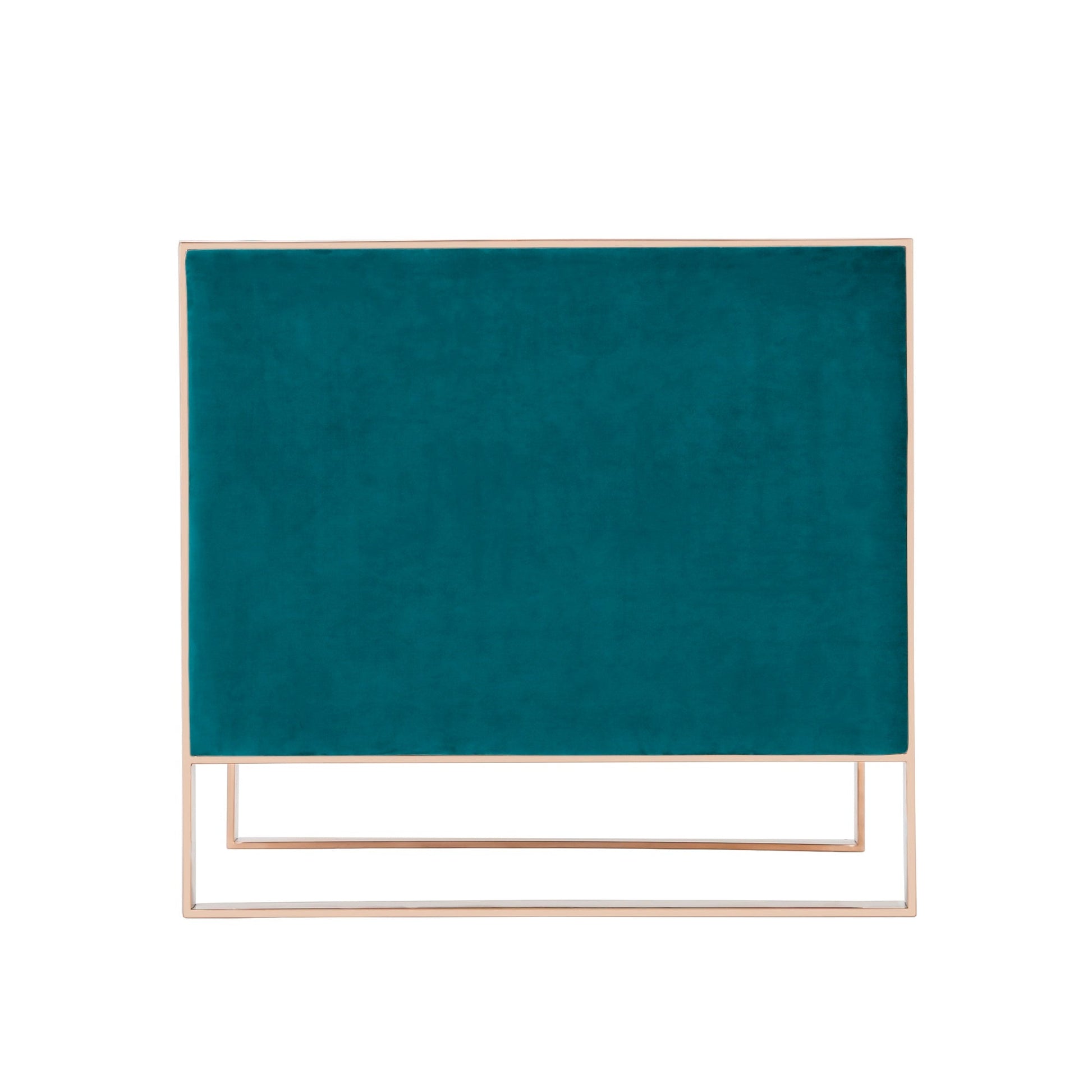 Trillium Accent Chair in Teal and Gold - Ornate Home