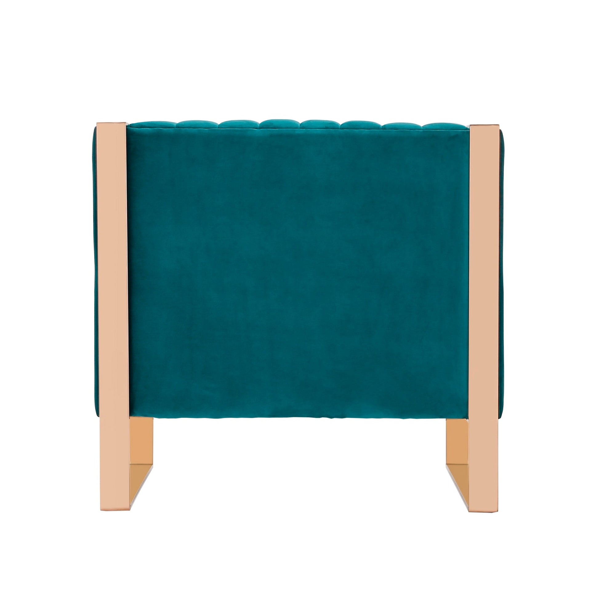 Trillium Accent Chair in Teal and Gold (set of 2) - Ornate Home