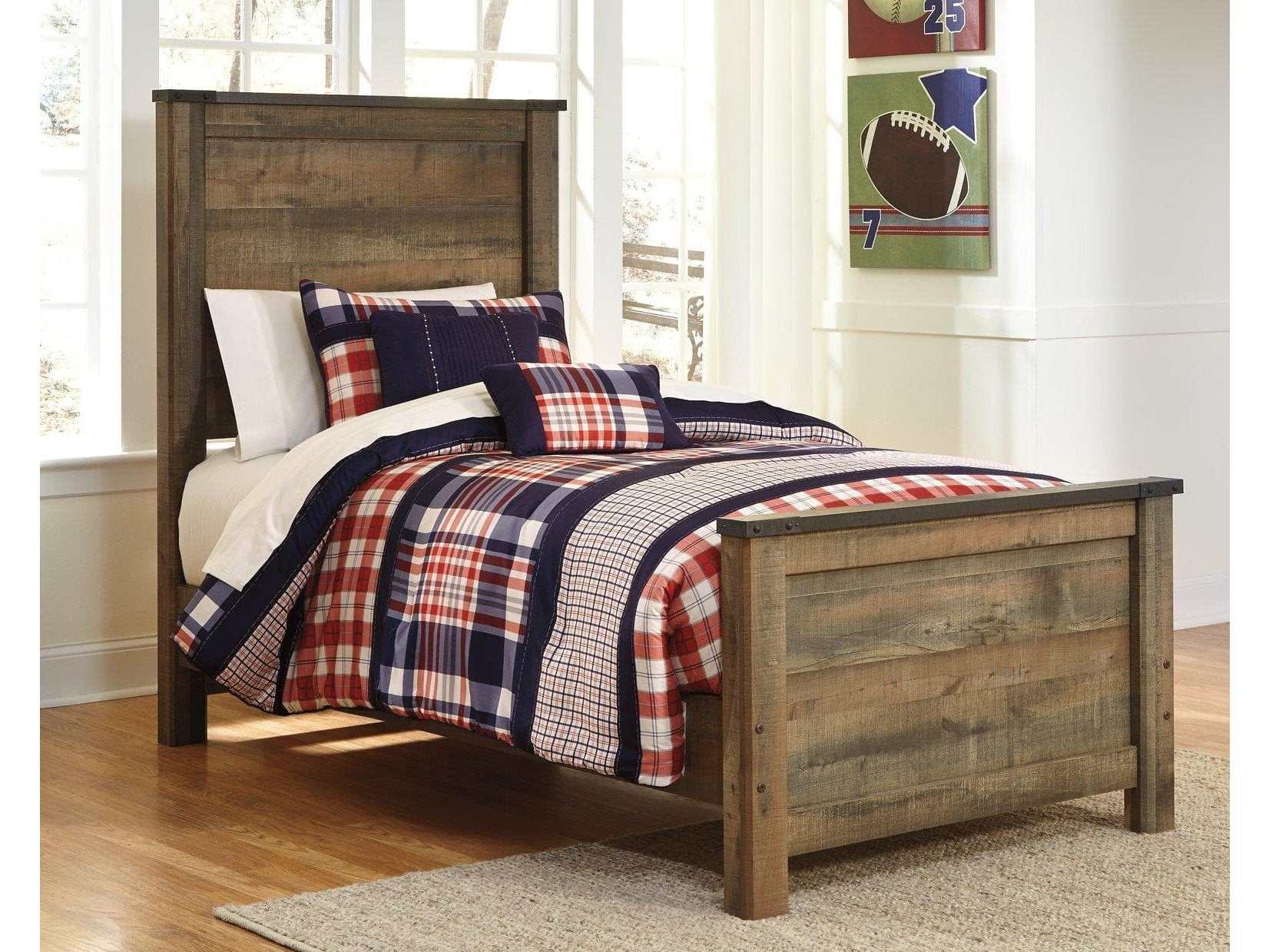 Trinell Twin Panel Bed- Viva Furn