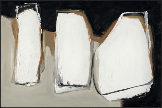 Trip White Painting Art by Buddy Whitlock - Ornate Home