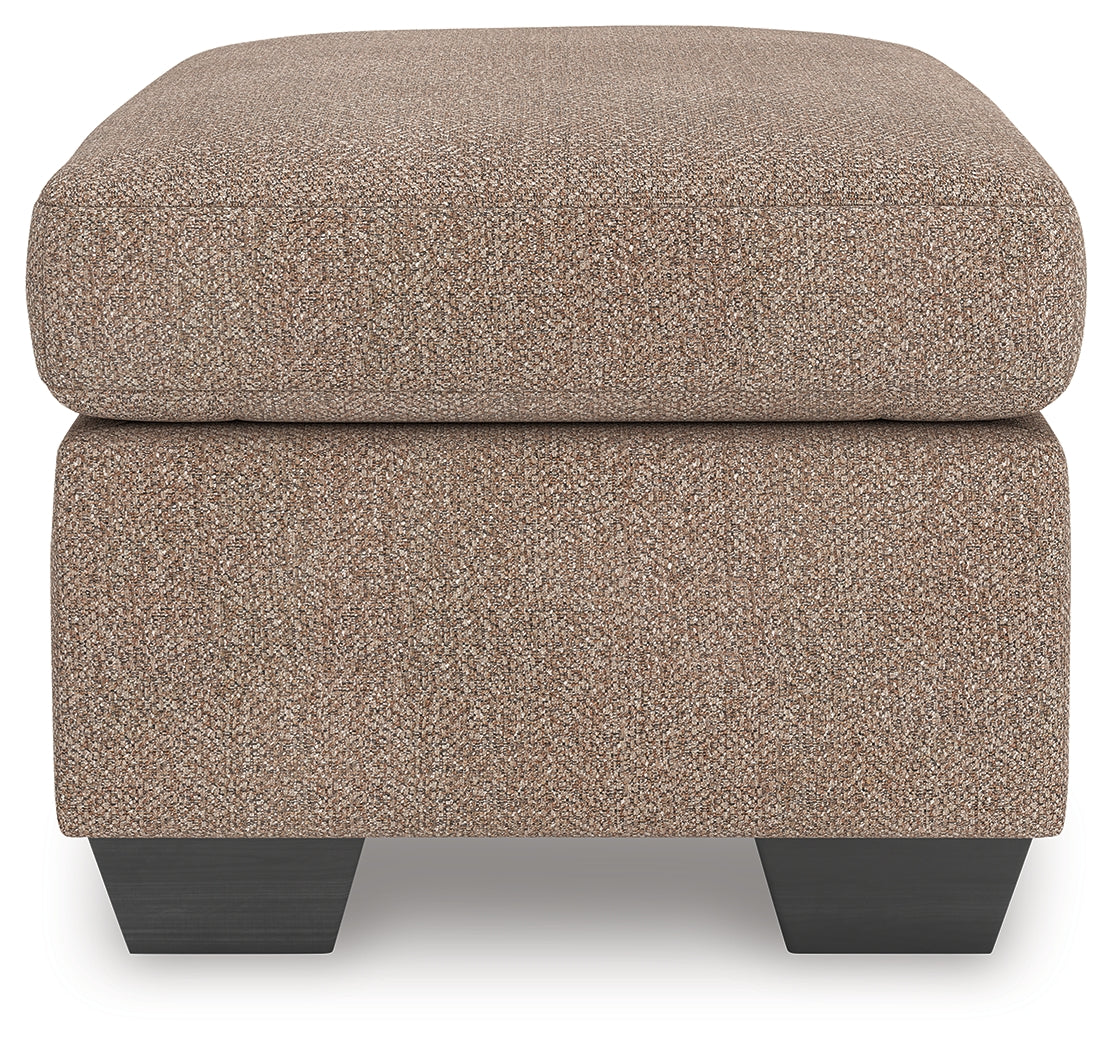 Triston-Peaks Suede Ottoman- Viva Furn