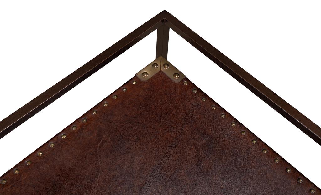 Trolley Brown Side Table - Ornate Home