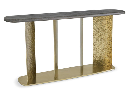 Trost Bracken/Dorado Gold Console Table - Ornate Home