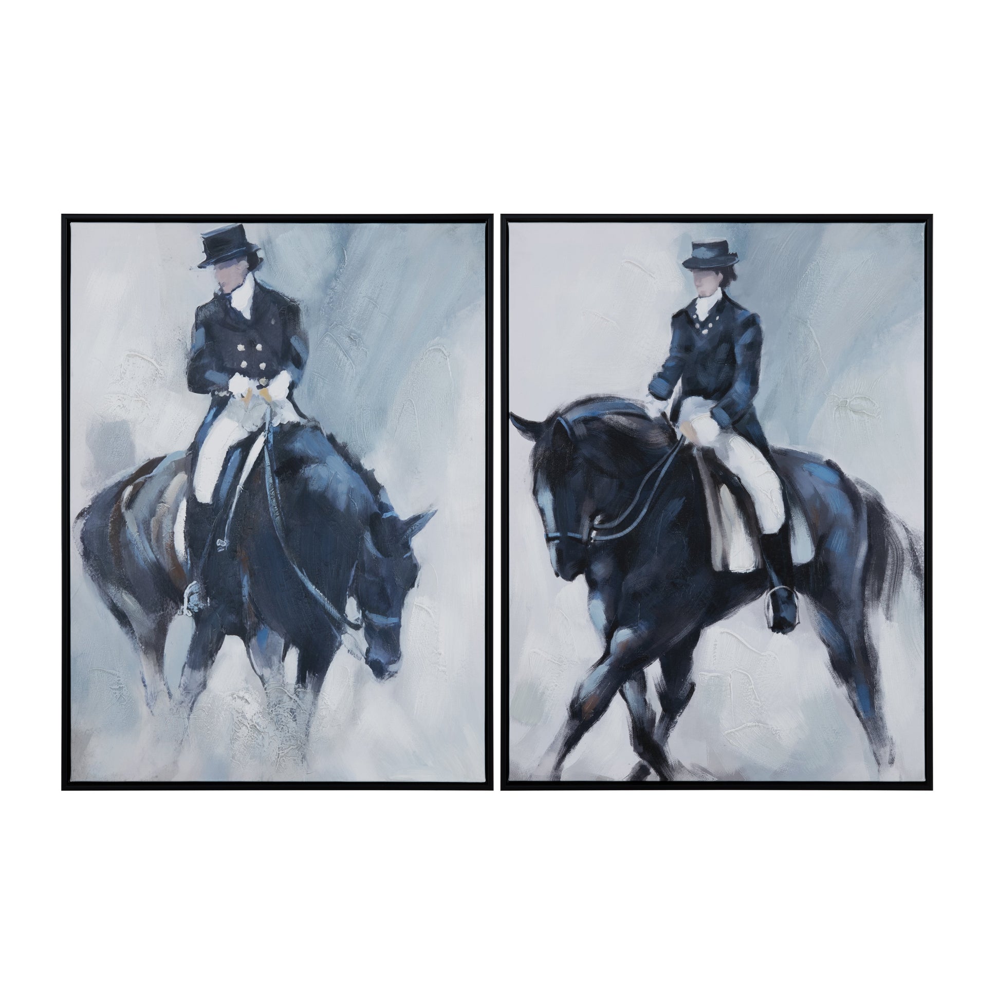 Trot Blue Canvas - Ornate Home