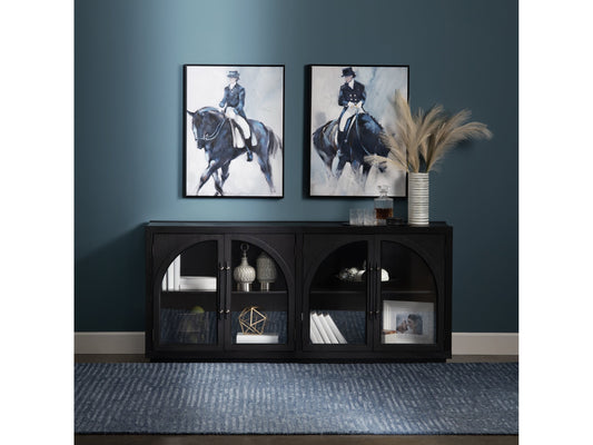 Trot Blue Canvas - Ornate Home