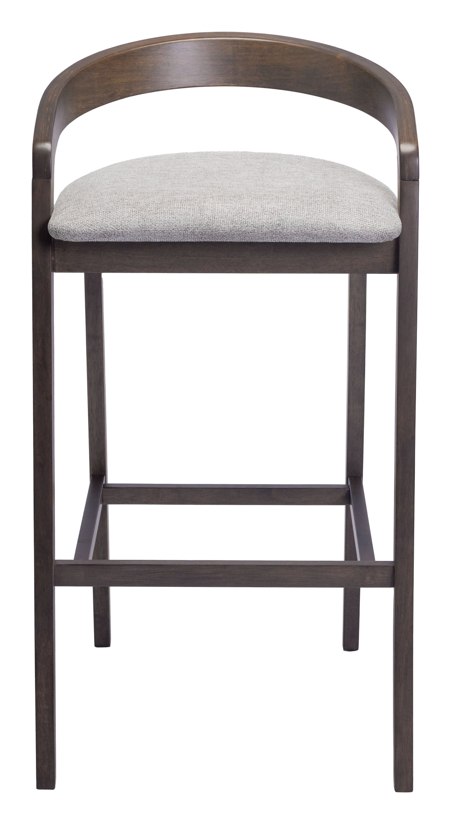 Troy Dove Gray & Espresso Barstool (Set of 2) - Ornate Home