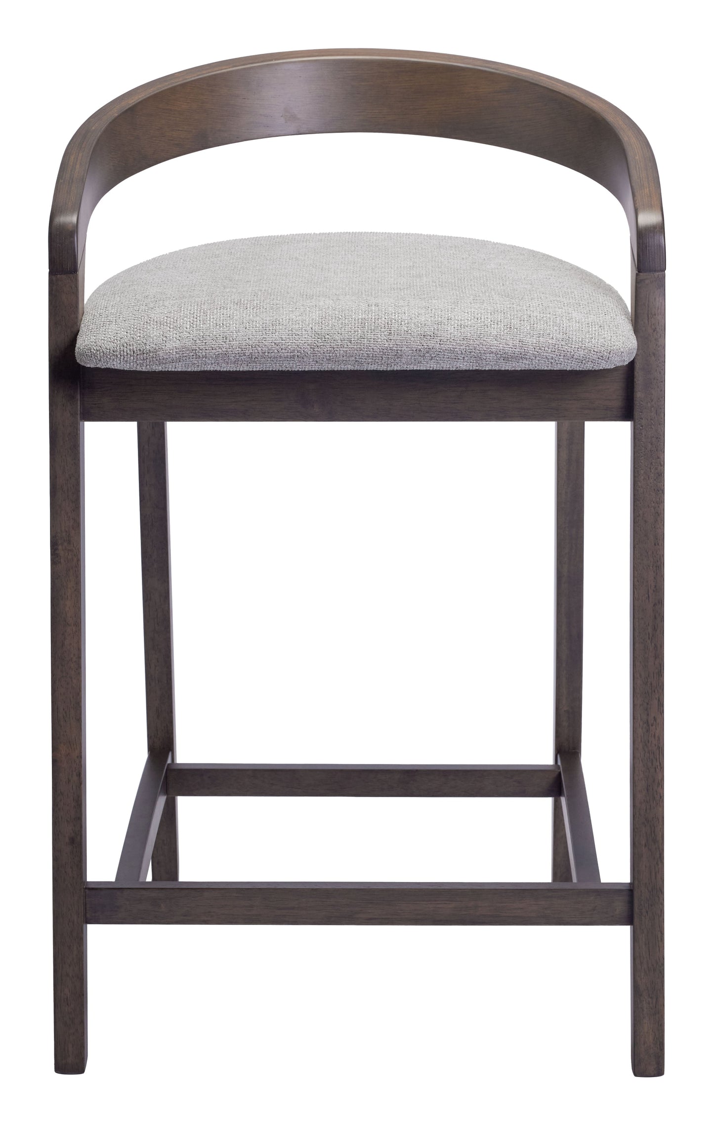 Troy Dove Gray & Espresso Counter Stool (Set of 2) - Ornate Home