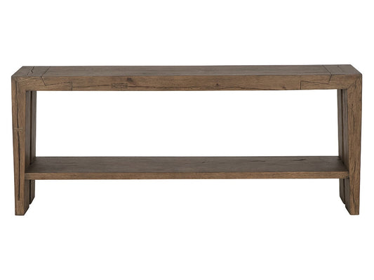 Troy Suede Brown Console Table - Ornate Home
