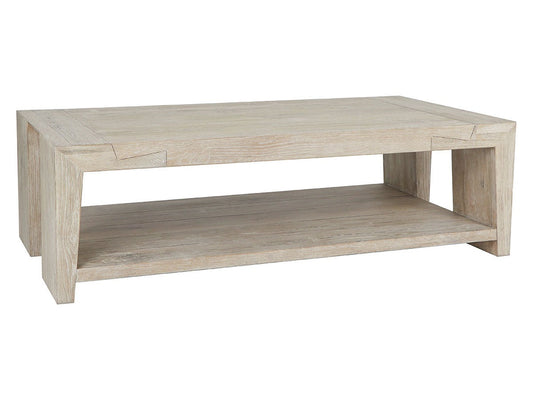 Troy White Coffee Table - Ornate Home