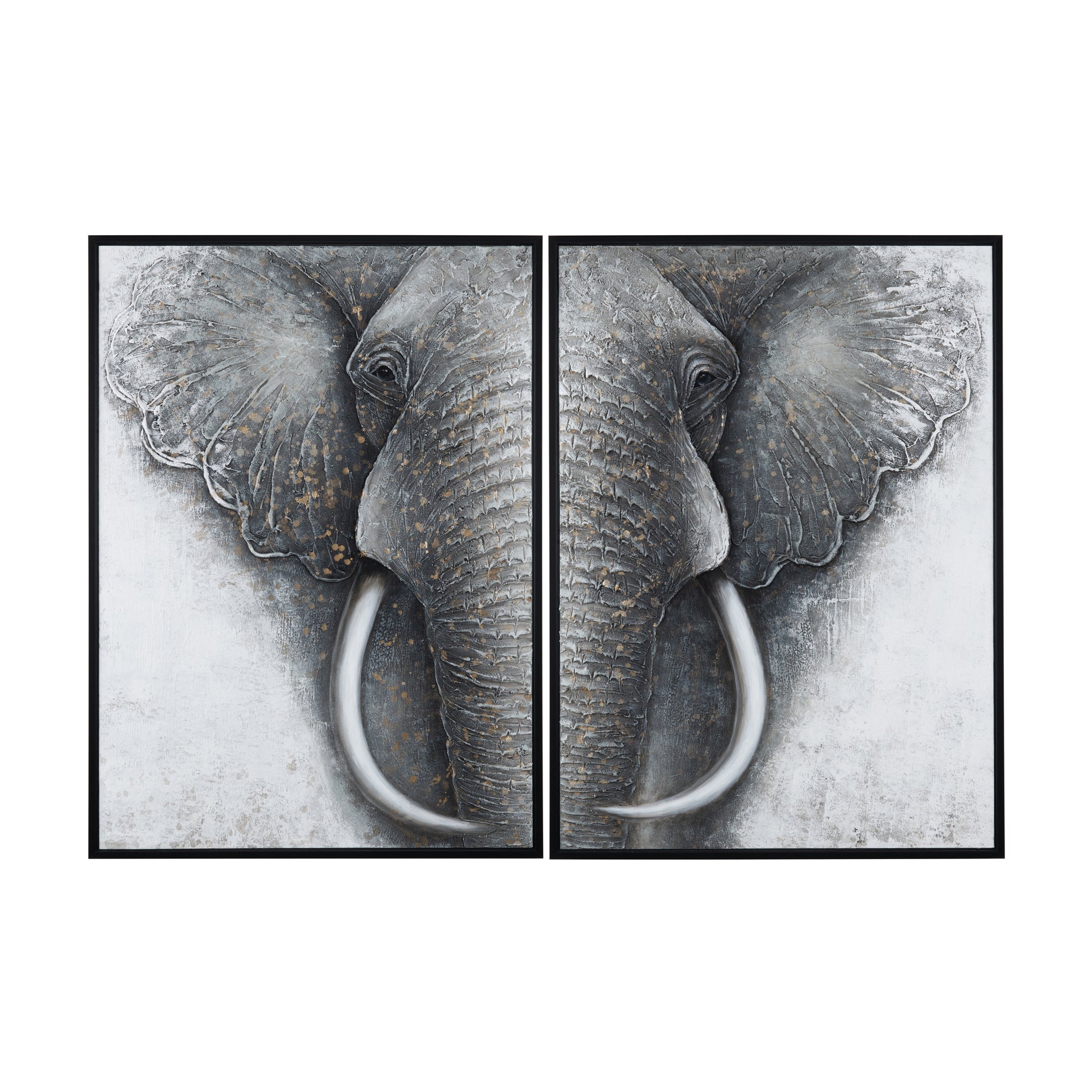 Trunks Grey/White Canvas - Ornate Home