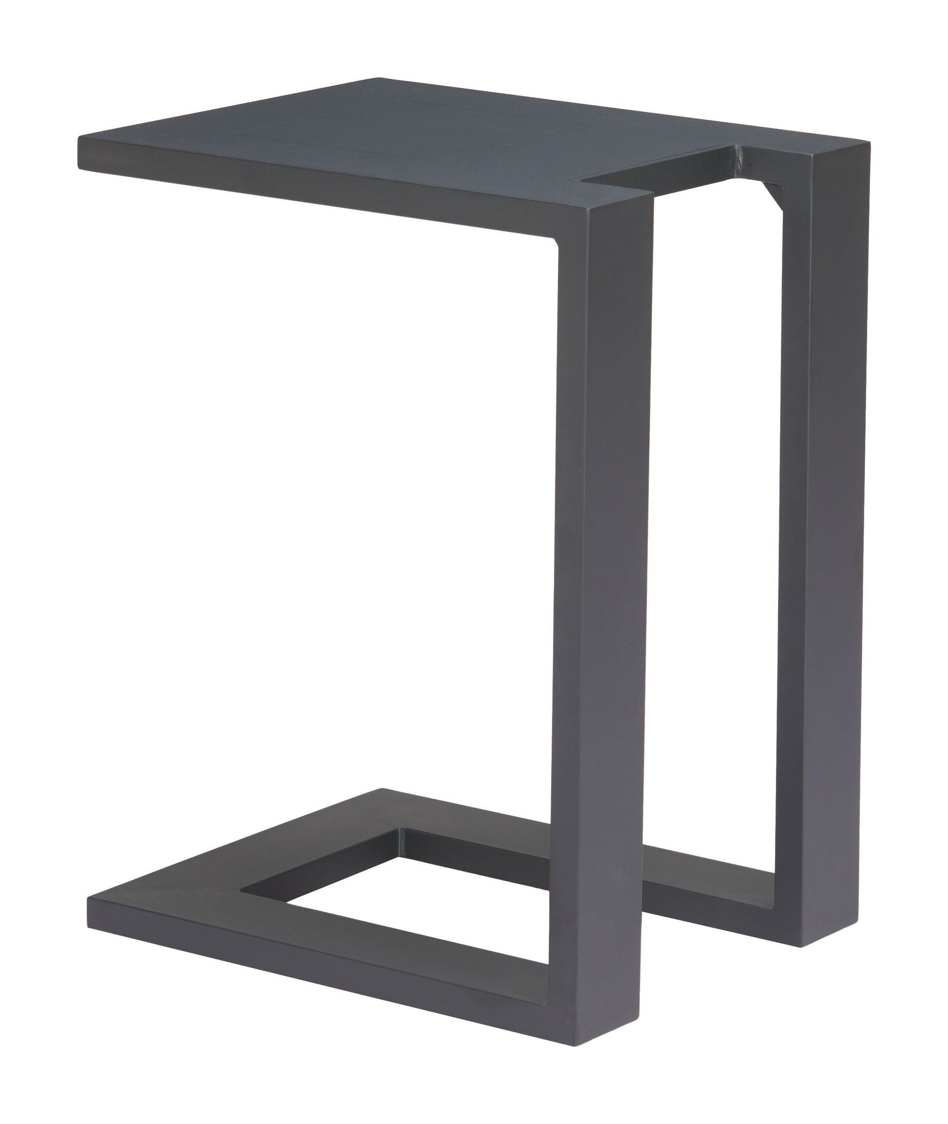 Tudi Black Outdoor Side Table - Ornate Home
