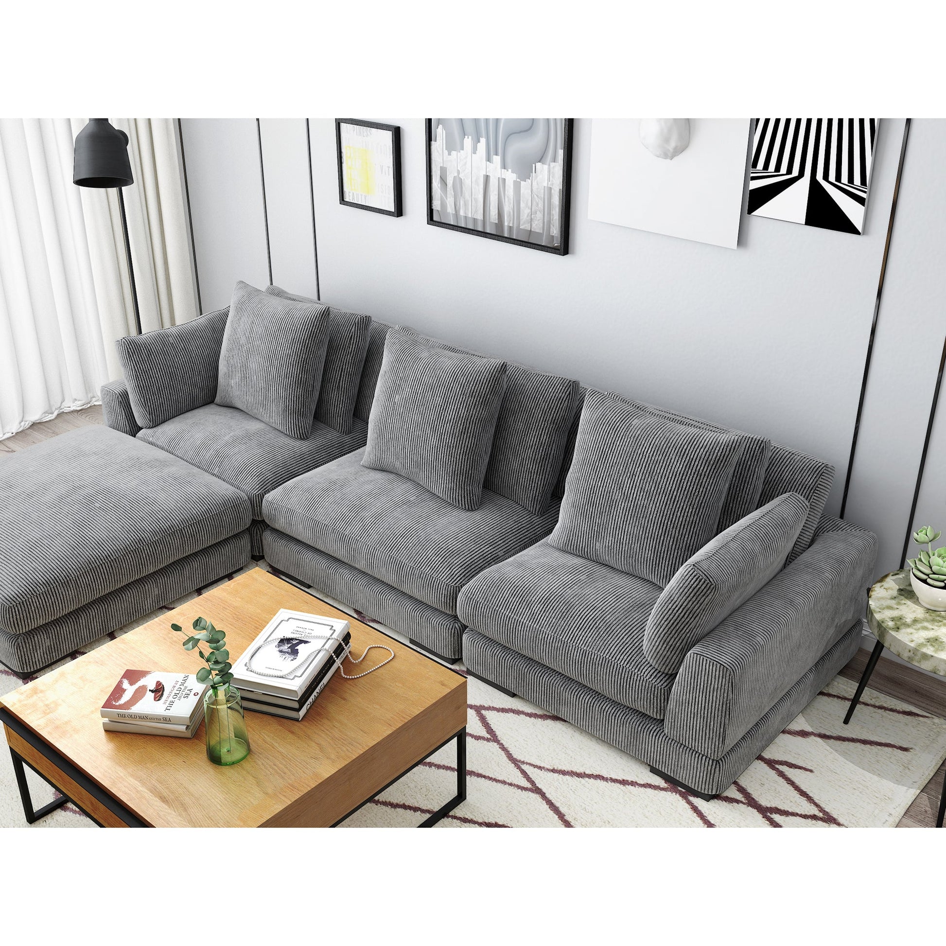 Tumble Grey Slipper Chair - Ornate Home