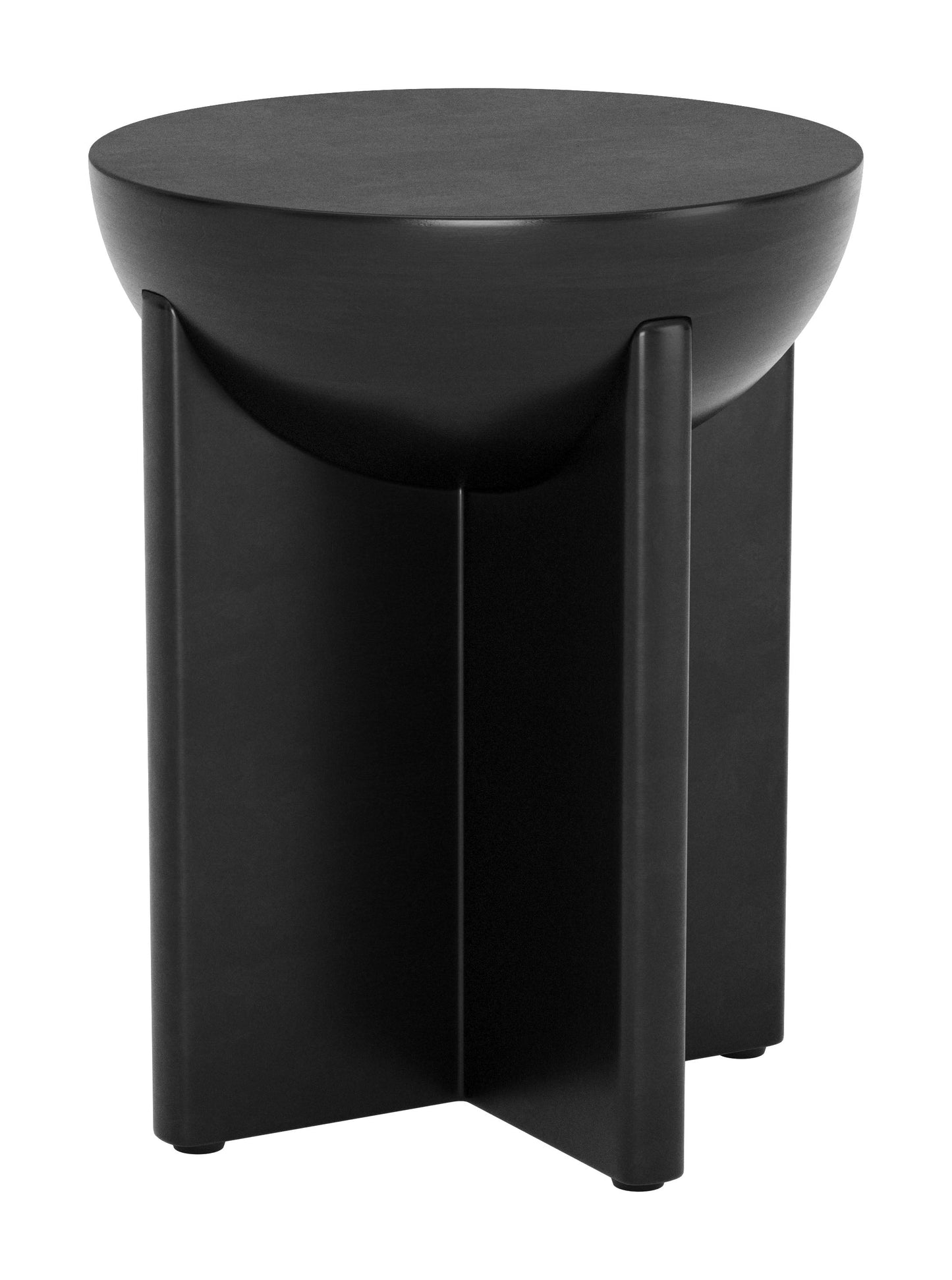Tume Black Side Table - Ornate Home