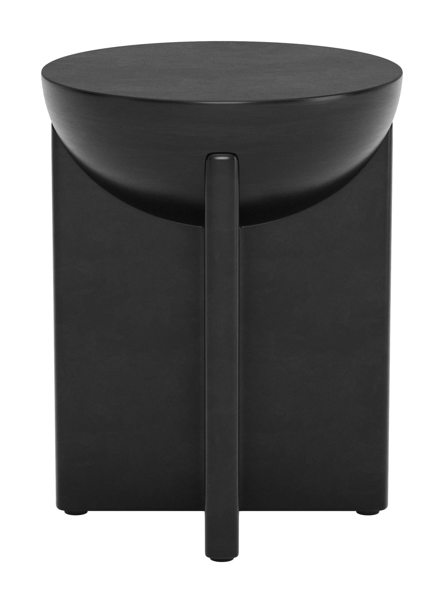 Tume Black Side Table - Ornate Home