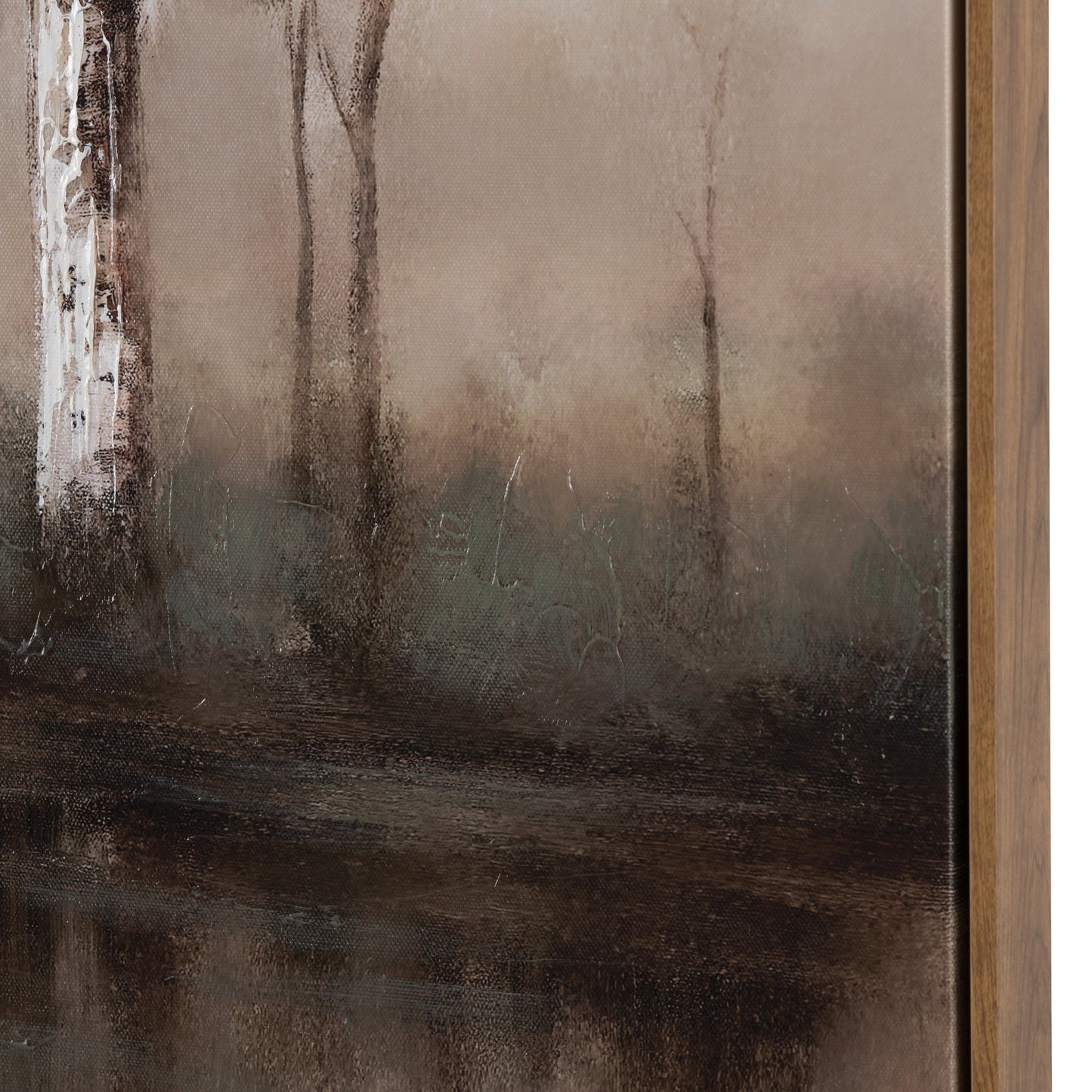 Turquoise Creek Blue/Brown Canvas - Ornate Home