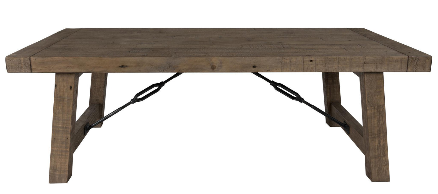 Tuscany Distressed Brown Coffee Table - Ornate Home