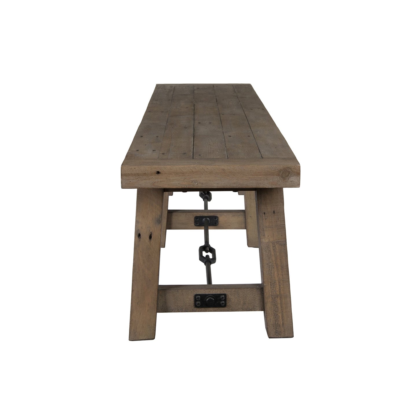 Tuscany Distressed Brown Dining Bench - Ornate Home