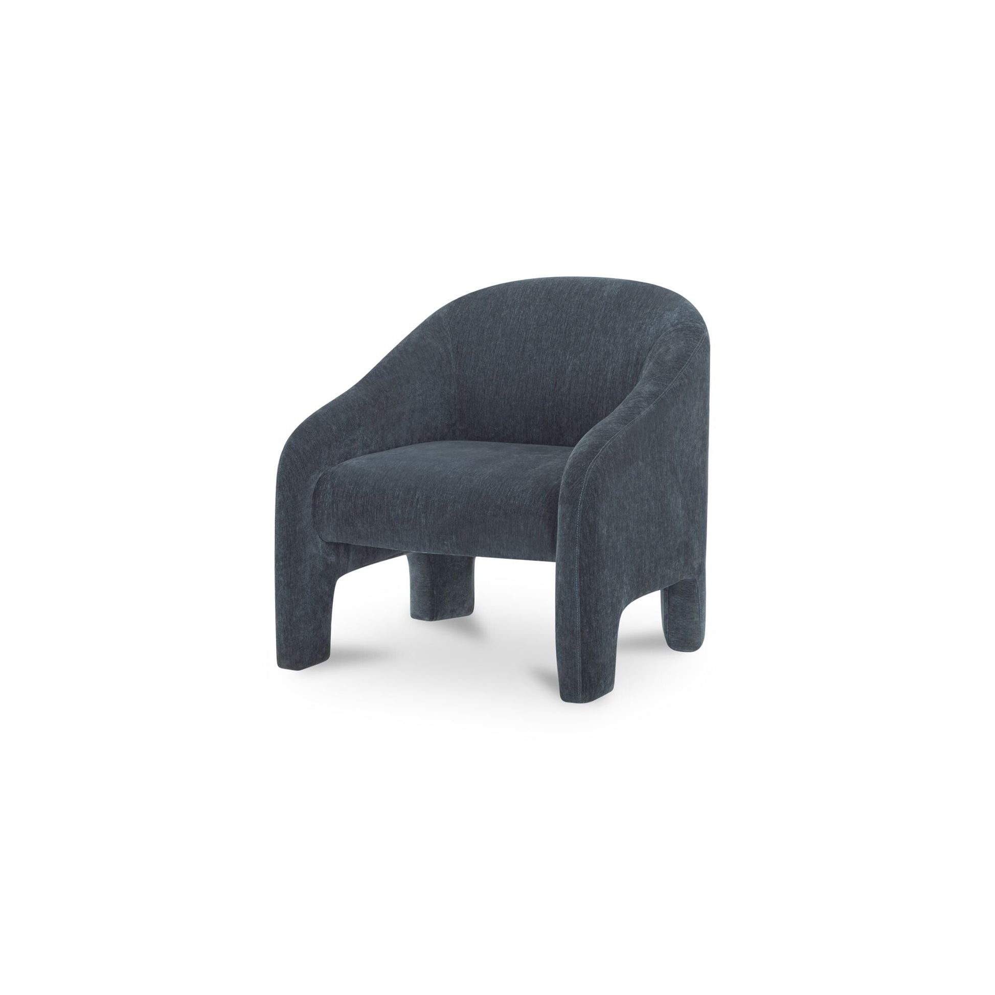 Tuva Slate Blue Accent Chair - Ornate Home