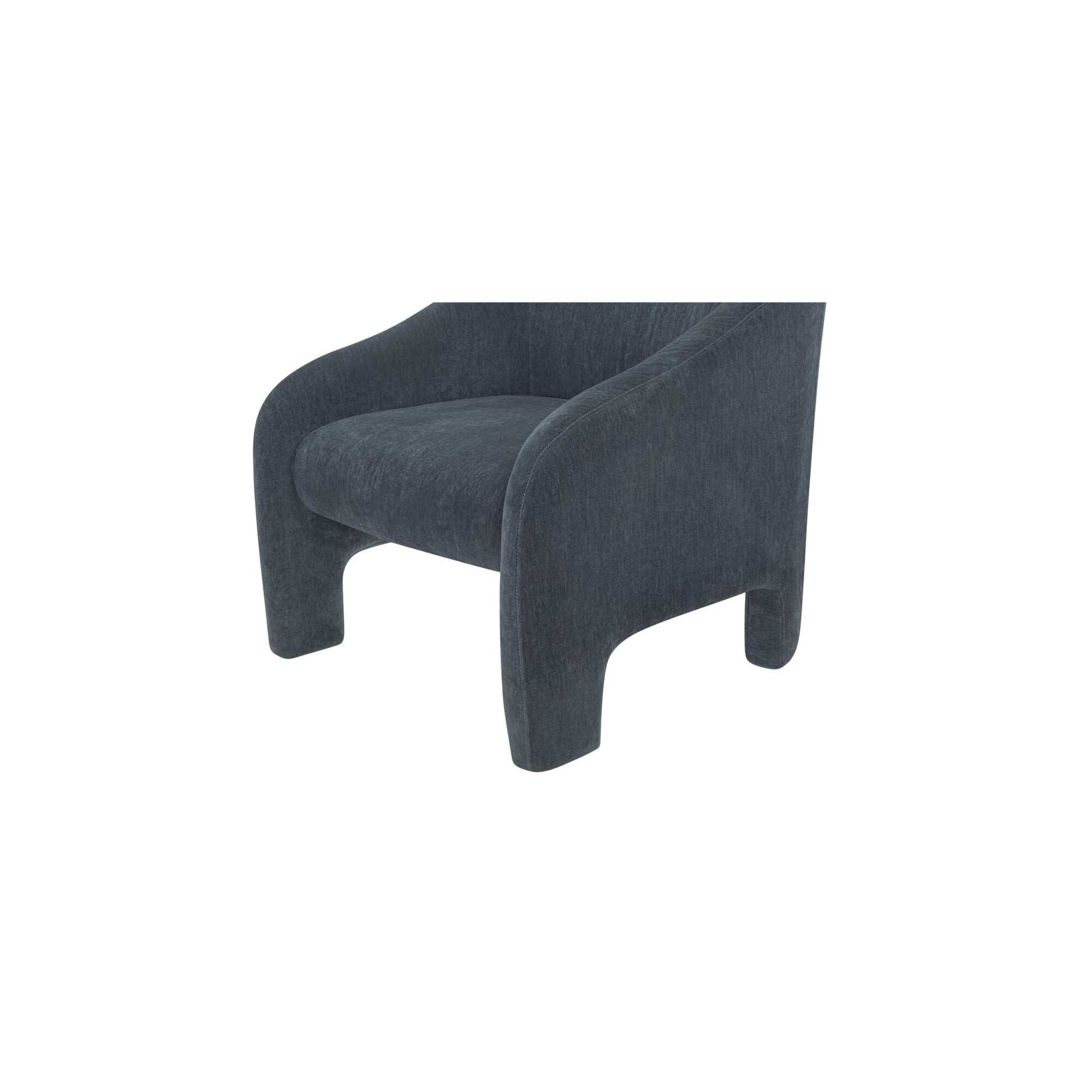 Tuva Slate Blue Accent Chair - Ornate Home